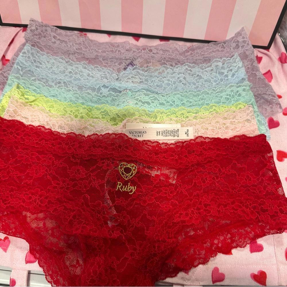 Victoria’s Secret Gemstones Lace Cheeky Panties